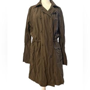 Eileen Fisher XLCotton blend lightweight trench 
Casual Formal Preppy Academia